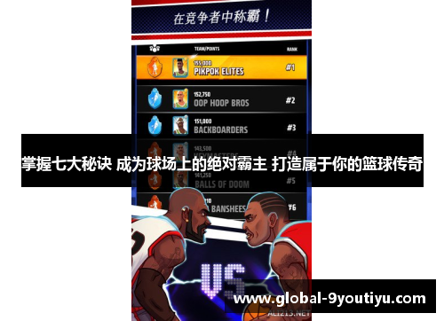 掌握七大秘诀 成为球场上的绝对霸主 打造属于你的篮球传奇